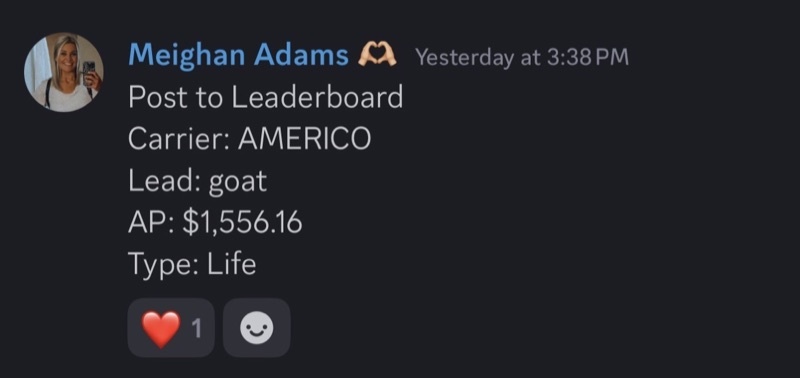 Real GOAT Leads agent win
