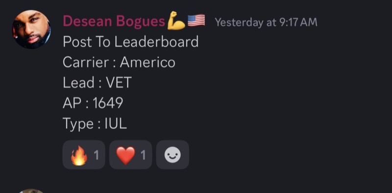 Real GOAT Leads agent win