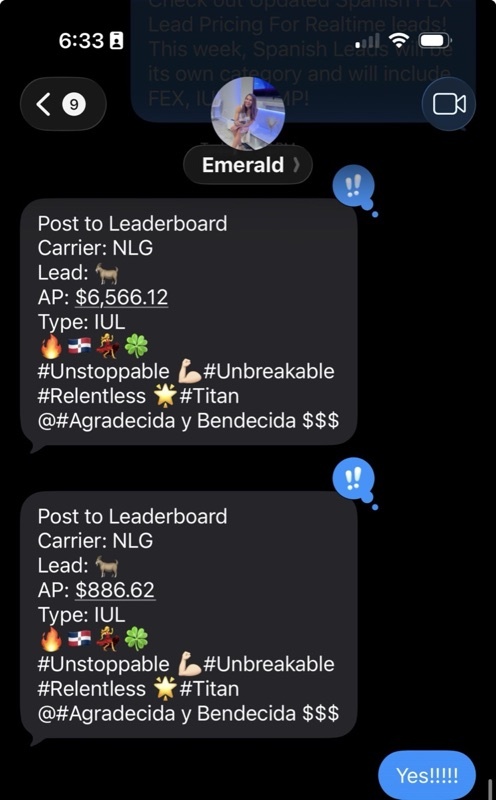 Real GOAT Leads agent win