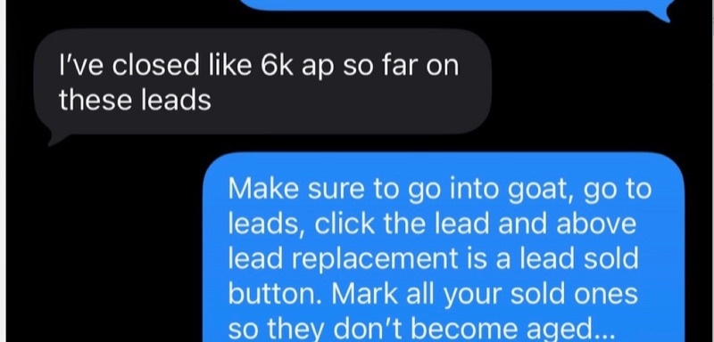 Real GOAT Leads agent win