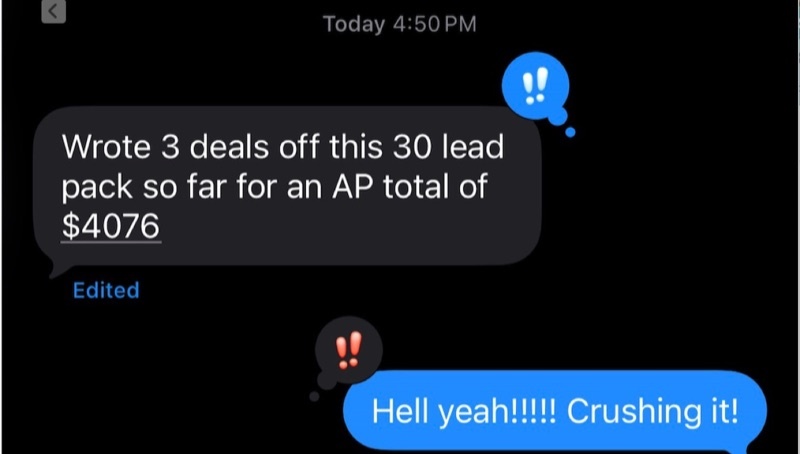 Real GOAT Leads agent win